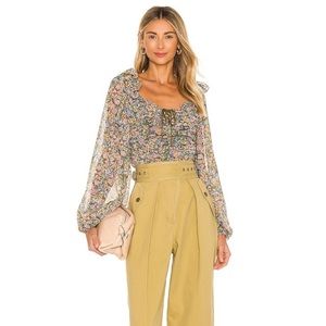 Free People Mabel Top Small Blouse